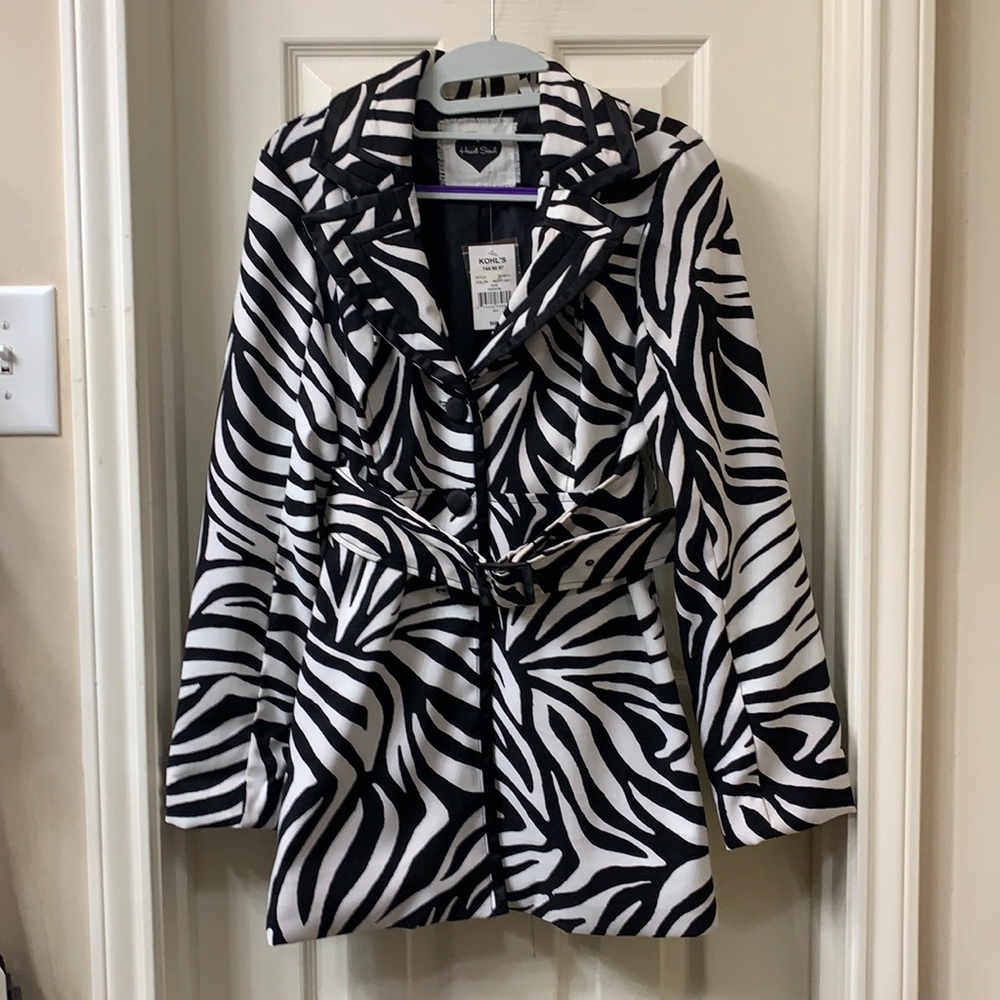 HeartSoul Juniors Zebra Coat
